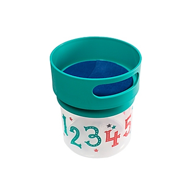 Munchie Mug 12 oz. Number Snack Cup in Teal. View a larger version of this product image.