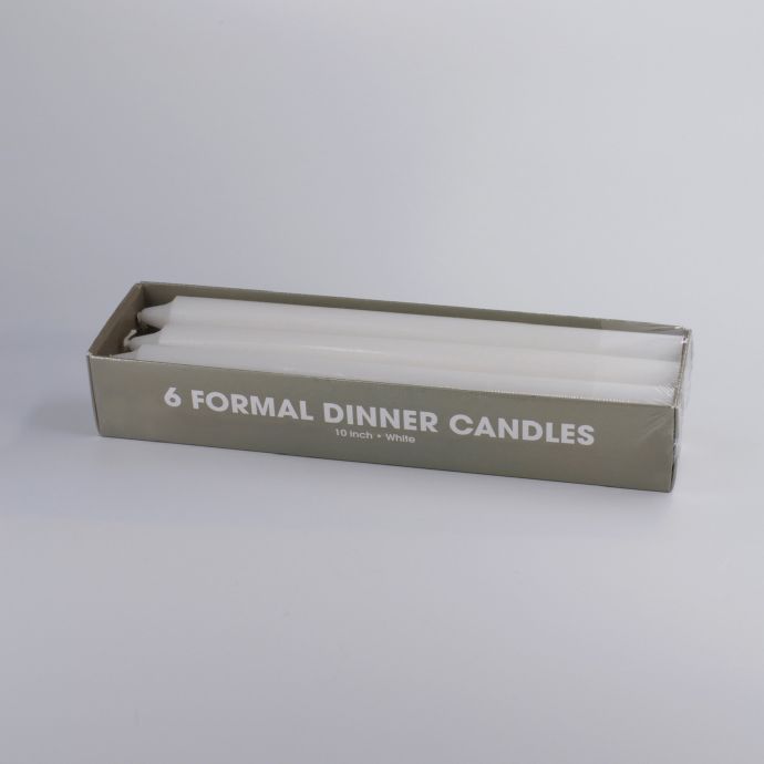 Taper Candles in White (Set of 6) Bed Bath & Beyond