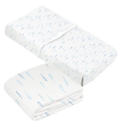 crib sheet with matching changing pad cover