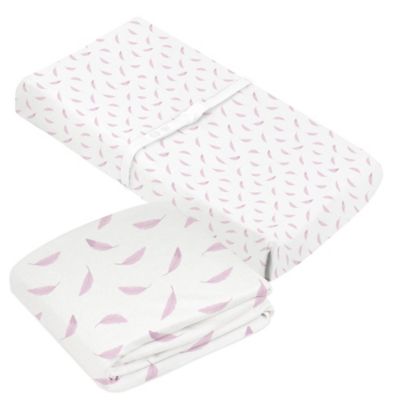 crib sheet and changing pad cover set