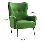 Alternate image 5 for TOV Furniture Ethan Velvet Chair in Green