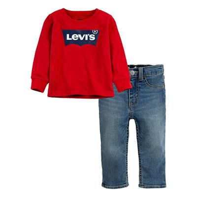 levi denim long sleeve shirt