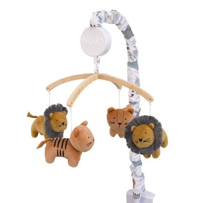 NoJo&reg; Zoo Animals Musical Mobile in Grey