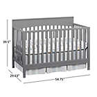 Alternate image 4 for Oxford Baby Harper 4-in-1 Convertible Crib in Dove Grey