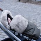 Alternate image 4 for 7 A.M.&reg; Enfant Size 18M-3T PlushPOD Universal Footmuff in Dark Heather Grey