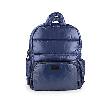 7AM&reg; Enfant Voyage BK718 Unisex Diaper Backpack in Navy. View a larger version of this product image.