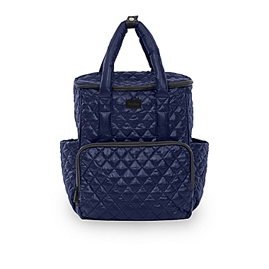 7AM&reg; Enfant Voyage London Diaper Backpack in Navy. View a larger version of this product image.