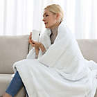 Alternate image 1 for Sherpa 20 lb. Weighted Blanket in White/Natural