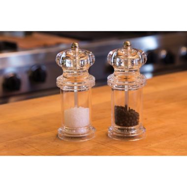 Cole & Mason 505 Clear Acrylic Pepper Mill. View a larger version of this product image.