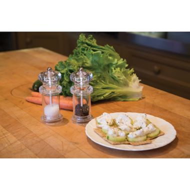 Cole & Mason 505 Clear Acrylic Pepper Mill. View a larger version of this product image.