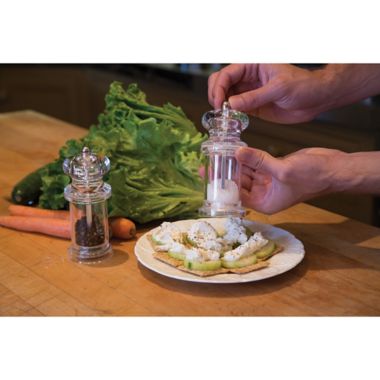 Cole & Mason 505 Clear Acrylic Salt Mill. View a larger version of this product image.