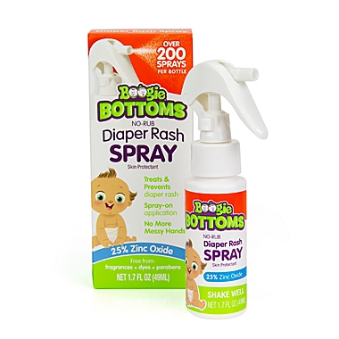 Boogie Bottoms&reg; 1.7 fl.oz. No-Rub Diaper Rash Spray. View a larger version of this product image.