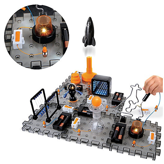 Alternate image 1 for Discovery™ MINDBLOWN Toy Circuitry Action Experiment 51-Piece Playset