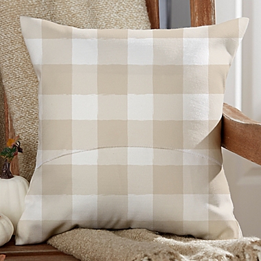 Autumn Watercolor Square Indoor/Outdoor Throw Pillow. View a larger version of this product image.