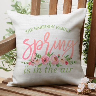 Multicolor 18x18 Fun Vibrant Spring Themed Gift Throws For Women Cute Fun Bless My Blooms Floral Women Gardeners Throw Pillow 