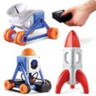 Alternate image 1 for Discovery #Mindblown 34-Piece Magnetic Tiles Building Set with Remote Control