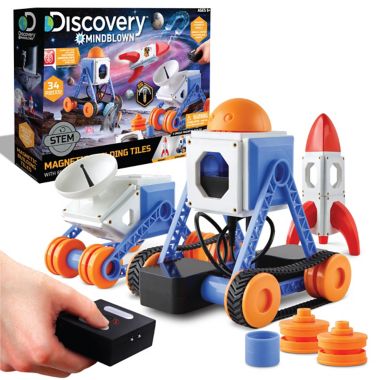 Discovery #Mindblown 34-Piece Magnetic Tiles Building Set with Remote Control. View a larger version of this product image.
