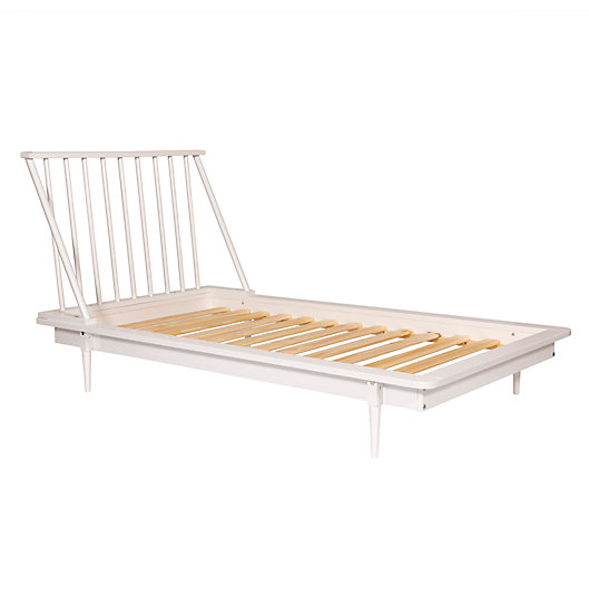 Alternate image 1 for Forest Gate Twin Solid Wood Platform Bed in White