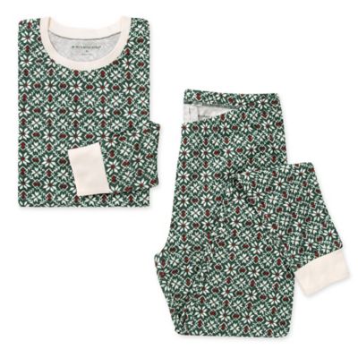 fair isle baby pajamas