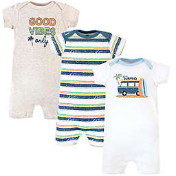 Hudson Baby® 3-Pack Gone Surfing Rompers