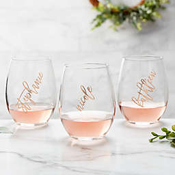 Rosé Stemless Wine Glass