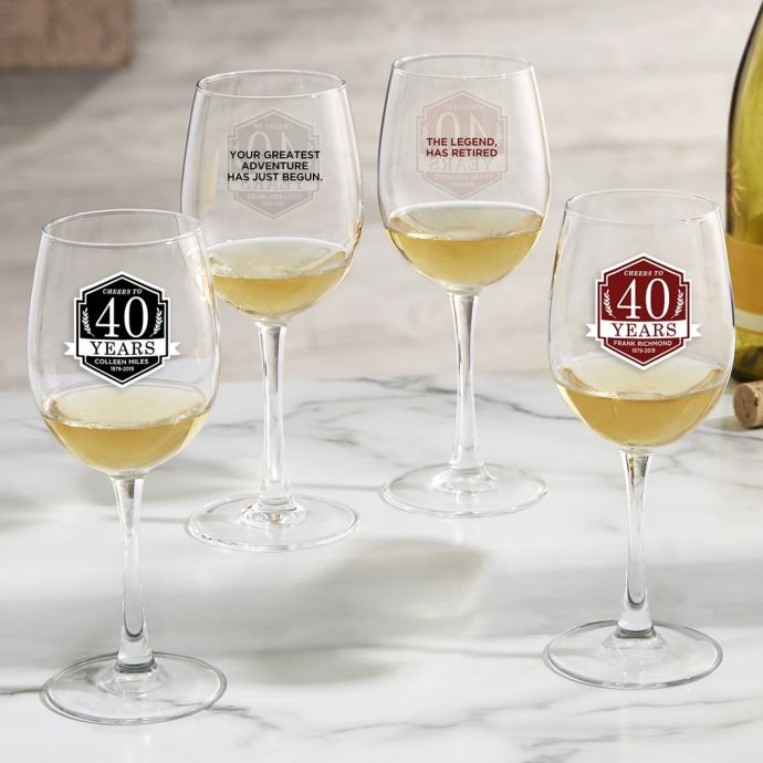 Retirement Wine Glass Glass Designs