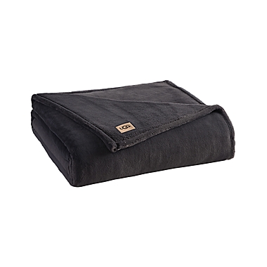 UGG&reg; Coco Full/Queen Blanket in Charcoal. View a larger version of this product image.
