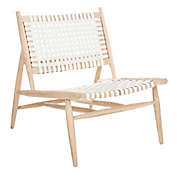 Safavieh Soleil Woven Accent Chair in White/Natural