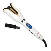CHI&reg; Spin 'n Curl Special Edition Ceramic 1-Inch Rotating Curler in White