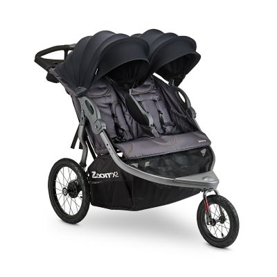 Joovy Zoom X2 Double Jogging Stroller in Forged Iron