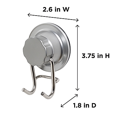 ORG NeverRust&reg; Power Grip Pro&trade; Stainless Steel Shower Hook. View a larger version of this product image.