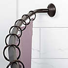 Alternate image 1 for Zenna Home&reg; NeverRust&reg; 72-Inch Aluminum Curved Shower Curtain Rod in Bronze