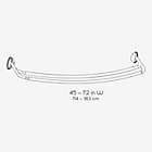 Alternate image 6 for Zenna Home&reg; NeverRust&reg; 72-Inch Aluminum Double Curved Shower Rod in Chrome