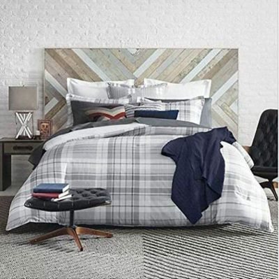 Blue and White Plaid Check Twin Sheet Set Tommy Hilfiger New 3 Piece Set