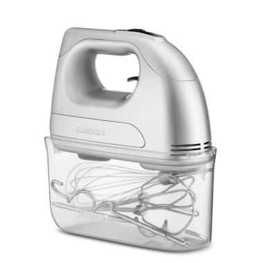 Cuisinart&reg; Power Advantage 7-Speed Hand Mixer with Storage Case in Silver. View a larger version of this product image.