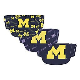 University of Michigan 3-Pack Face Masks