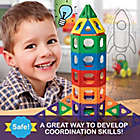 Alternate image 7 for Discovery Kids&trade; 50-Piece Magnetic Tile Set