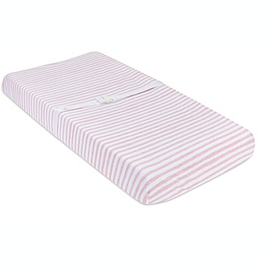 Ely&#39;s &amp; Co.&reg; 2-Pack Waterproof Changing Pad Covers in Pink. View a larger version of this product image.
