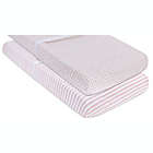 Alternate image 0 for Ely&#39;s &amp; Co.&reg; 2-Pack Waterproof Changing Pad Covers in Pink