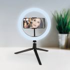 Alternate image 1 for 10-Inch Diameter LED Selfie Ring Light in Matte Black