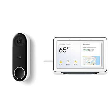 Google Nest Hub Max and Hello Doorbell Bundle. View a larger version of this product image.