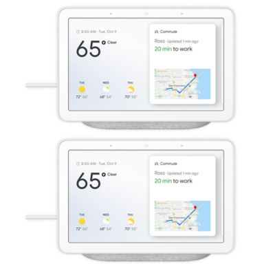 Google Nest 2-Pack Hub Bundle | Bed 