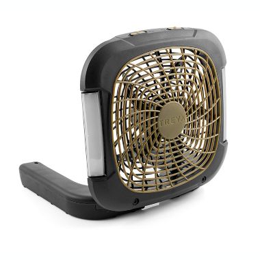 O2COOL&reg; Treva&reg; 10" Portable Battery Powered Fan with Lights. View a larger version of this product image.
