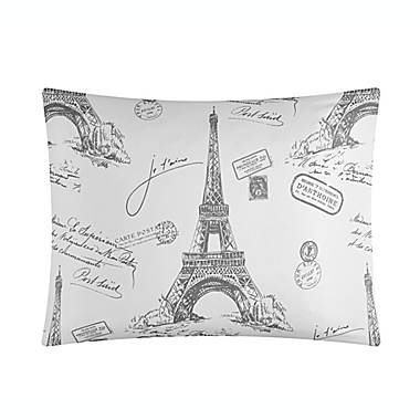 Heritage Kids All Over Printed Paris 3-Piece Reversible King Comforter Set. View a larger version of this product image.