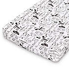 Alternate image 1 for The Peanutshell&trade; 2-Pack Animals/Tribal Stripe Changing Pad Covers in Black/White