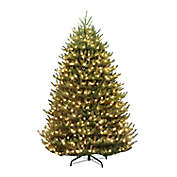 Puleo International Canadian Balsam Artificial Christmas Tree with White LED Lights