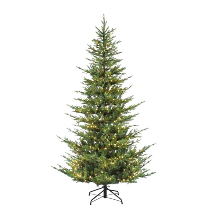 Shasta College Christmas Trees 2022 Puleo International Natural Fir Artificial Christmas Tree With Clear Lights  | Bed Bath & Beyond