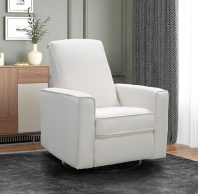 abbyson living emma nursery swivel glider recliner
