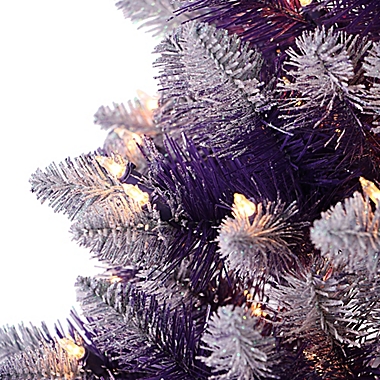 Puleo International 6.5-Foot Pre-Lit Artificial Pine Christmas Tree. View a larger version of this product image.