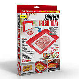 Forever Fresh Tray in Red/White